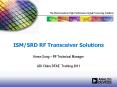 ISM/SRD RF Transceiver Solutions PowerPoint PPT Presentation