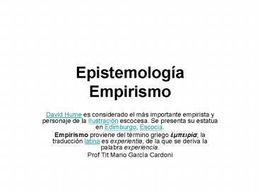 Epistemolog