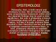 EPISTEMOLOGI PowerPoint PPT Presentation