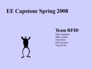 EE Capstone Spring 2008