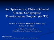 An Open-Source, Object-Oriented General Cartographic Transformation Program (GCTP)