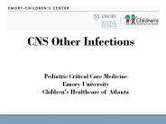 Pediatric Critical Care Medicine