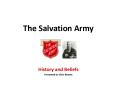 The Salvation Army PowerPoint PPT Presentation