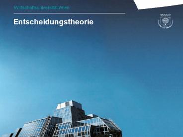 Entscheidungstheorie