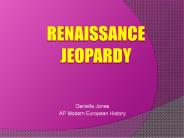 Renaissance Jeopardy