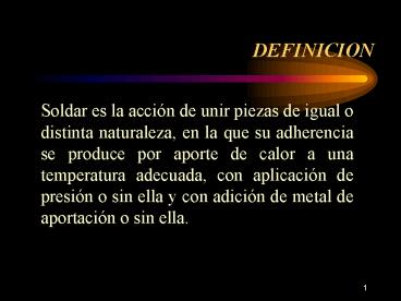 DEFINICION