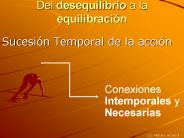 Del desequilibrio a la equilibraci