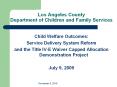 Los Angeles County Department of Children and Family Services PowerPoint PPT Presentation