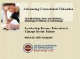 Advancing Correctional Education PowerPoint PPT Presentation