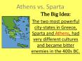 Athens vs. Sparta PowerPoint PPT Presentation