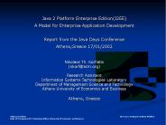 Java 2 Platform Enterprise Edition(J2EE)