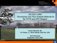 INL/OSU LDRD 