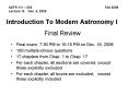 Introduction To Modern Astronomy I PowerPoint PPT Presentation