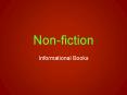 Non-fiction PowerPoint PPT Presentation