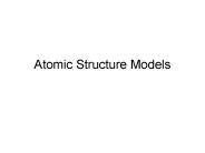 Atomic Structure Models