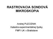 RASTROVACIA SONDOV