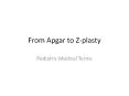 From Apgar to Z-plasty PowerPoint PPT Presentation