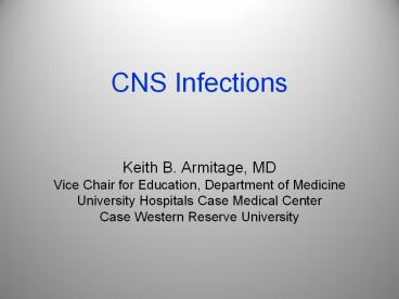 CNS Infections