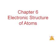 Chapter 6 Electronic Structure of Atoms
