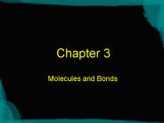 Molecules and Bonds