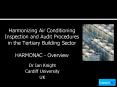 Harmonizing Air Conditioning Inspection and Audit Procedures in the Tertiary Building Sector  HARMONAC - Overview PowerPoint PPT Presentation