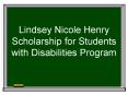 Lindsey Nicole Henry Scholarship for Students with Disabilities Program PowerPoint PPT Presentation
