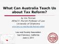What Can Australia Teach Us about Tax Reform? PowerPoint PPT Presentation