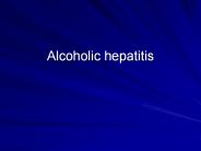 Alcoholic hepatitis