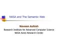 NASA and The Semantic Web PowerPoint PPT Presentation