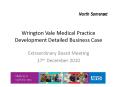 Wrington Vale Medical Practice Development Detailed Business Case PowerPoint PPT Presentation