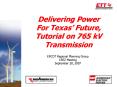 Delivering Power For Texas PowerPoint PPT Presentation
