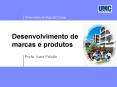 Desenvolvimento de marcas e produtos PowerPoint PPT Presentation