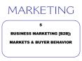 BUSINESS MARKETING [B2B]; PowerPoint PPT Presentation