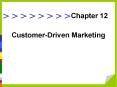 Customer-Driven Marketing PowerPoint PPT Presentation