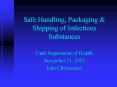 Safe Handling, Packaging PowerPoint PPT Presentation