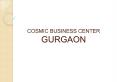 COSMIC BUSINESS CENTER GURGAON PowerPoint PPT Presentation