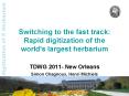 Switching to the fast track: Rapid digitization of the world's largest herbarium PowerPoint PPT Presentation