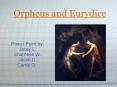 Orpheus and Eurydice PowerPoint PPT Presentation