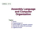 Assembly Language and Computer Organization
