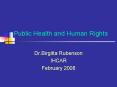 Public Health and Human Rights PowerPoint PPT Presentation
