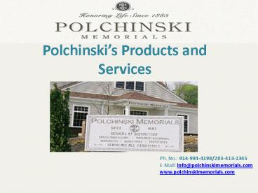 Polchinski’s Products and Services