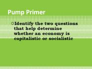 Pump Primer