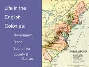 The English Colonies