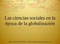Las ciencias sociales en la  PowerPoint PPT Presentation