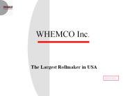 WHEMCO Inc.