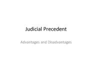 Judicial Precedent