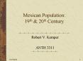 Mexican Population: 19th PowerPoint PPT Presentation