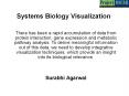Systems Biology Visualization PowerPoint PPT Presentation