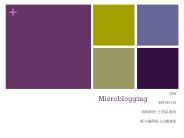 Microblogging