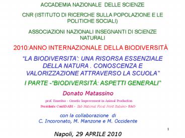ACCADEMIA NAZIONALE DELLE SCIENZE